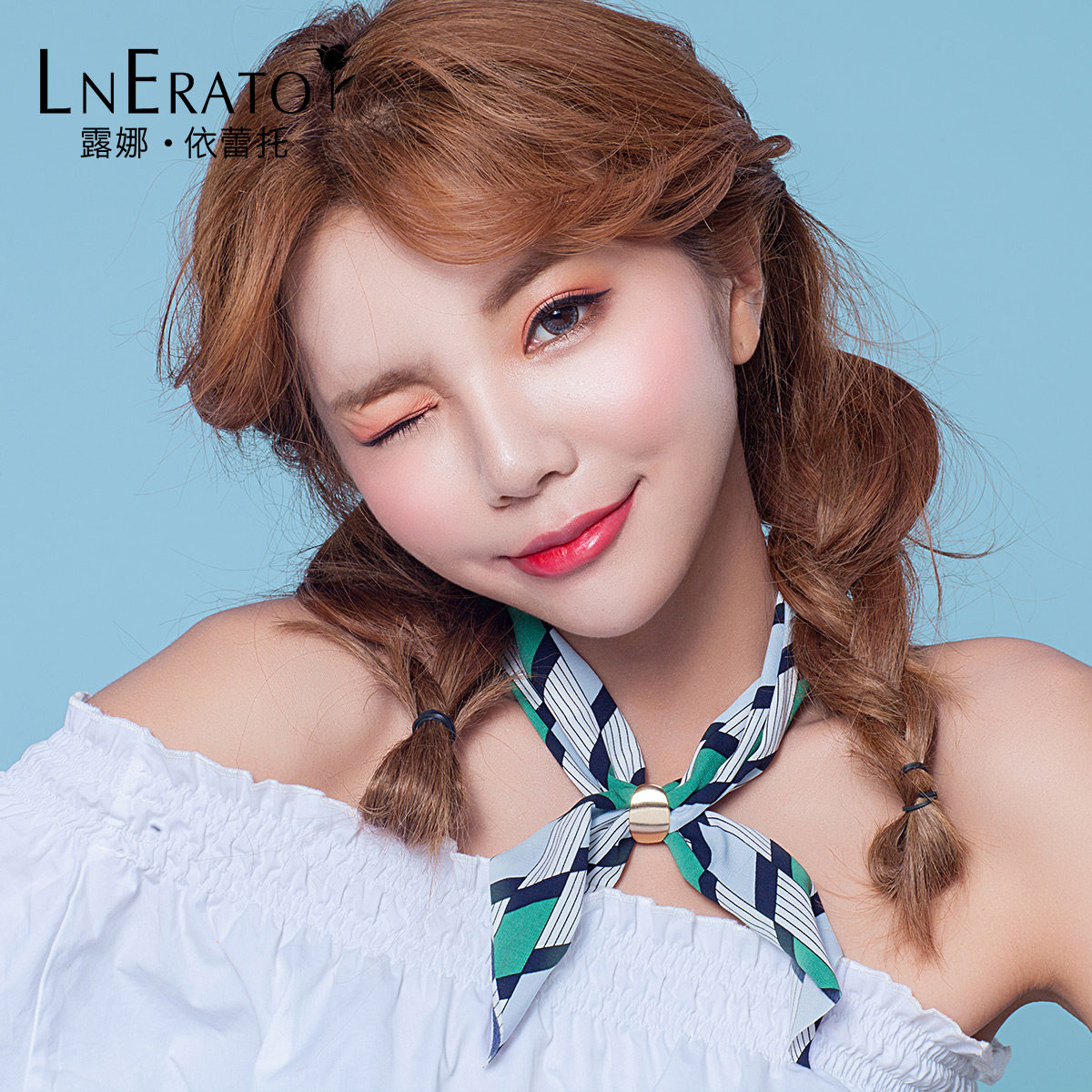 韩国露娜依蕾托韩版新款丝巾 脖子饰品防晒围脖装饰优雅颈链围巾在类目 服饰配件/皮带/帽子/围巾, 围巾/丝巾/披肩中 - 来自Buy2taobao.com提供专业的淘宝代购服务