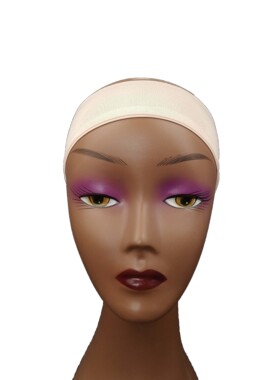 假发冰丝发带米色束发带凉感降温 假发头套辅料Ice silk headband