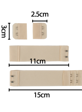 假发绒面调节带30mm弹力松紧延长扣网帽包边头套延长挂钩扣调节带