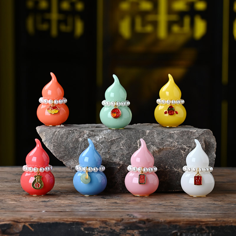 冰种璞玉葫芦酒葫芦文玩小摆件