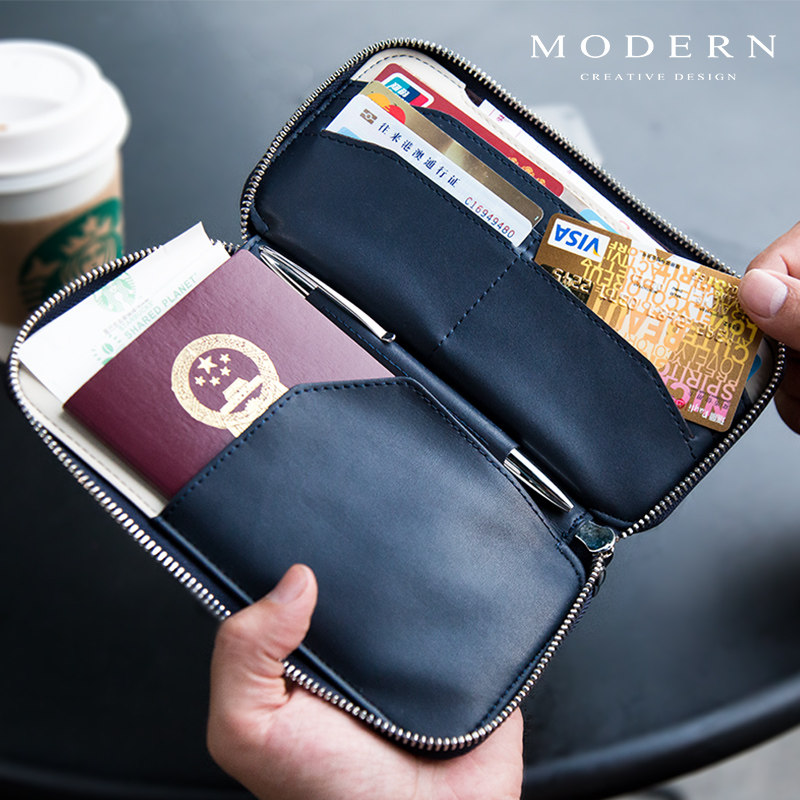 Modern护照包多功能证件钱钱包