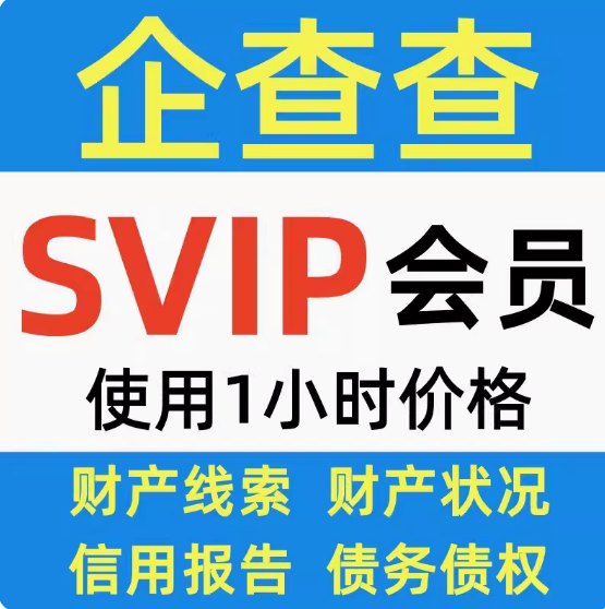 企查查svi 财产线索 企查查财产状况 企查查信用报告企业服