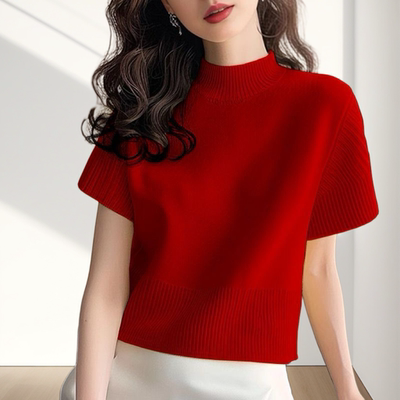 大朗毛织官方旗舰店针织衫不起球女正品毛衣广州十三行高端上衣夏