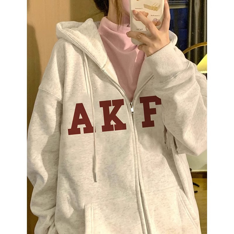 秋冬拉链连帽卫衣男女即墨美式广州白马沙河十三13行上衣开衫外套