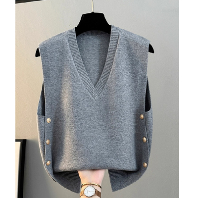 不起球大朗桐乡女郎马甲2026狼高端东莞打底针织衫义乌新款毛衣