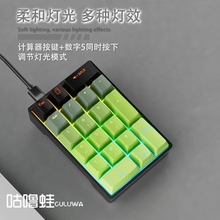 财务键盘便携20键键盘台式电脑通用有线小键盘独立数字有线键盘