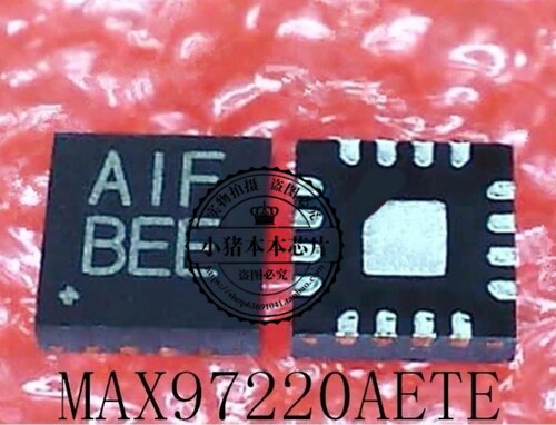 MAX97220AETE+T芯片丝印AIF