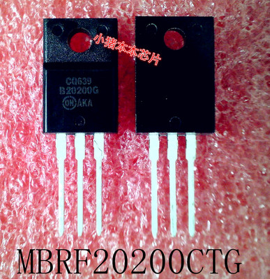 MBRF20200CTG    MBR20200CT    B20200G     TO-220F    新的