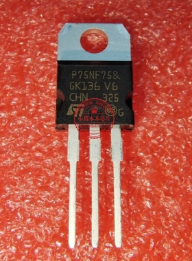 P75NF758 P75NF75 STP75NF758    STP75NF75B   TO220铁头 新的