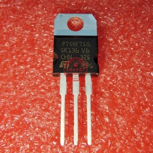 P75NF758 P75NF75 STP75NF758    STP75NF75B   TO220铁头 新的