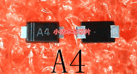 1N4004W    1N4004     丝印:A4     SOD-123FL     新的