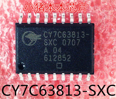 CY7C63813-SXC   CY7C63813   SOP-18封装  新的