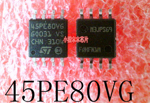 M45PE80-VMW6TG     45PE80VG    45PE80V6     SOP-8封装   新的