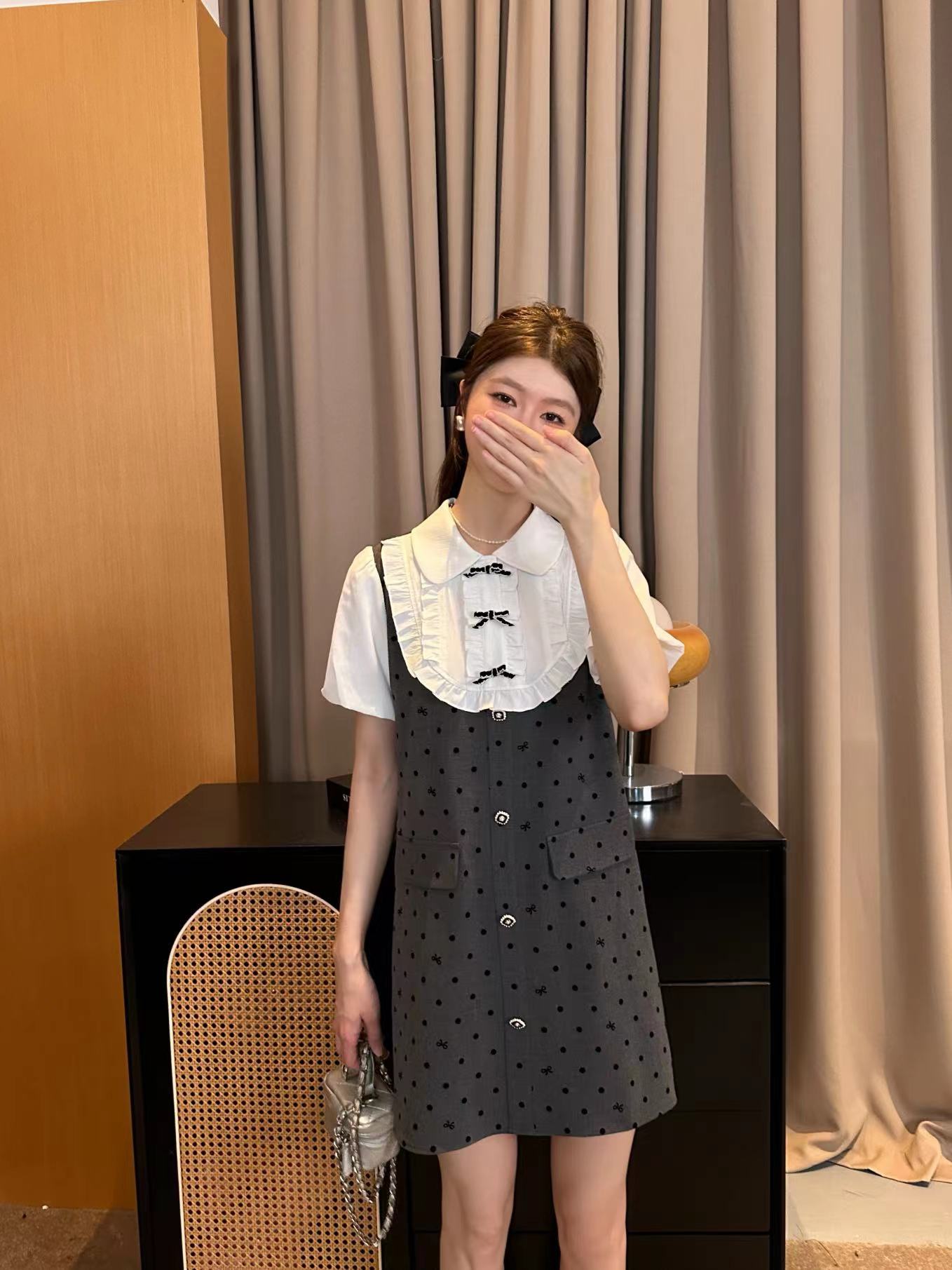 连衣裙夏款大码女装设计感