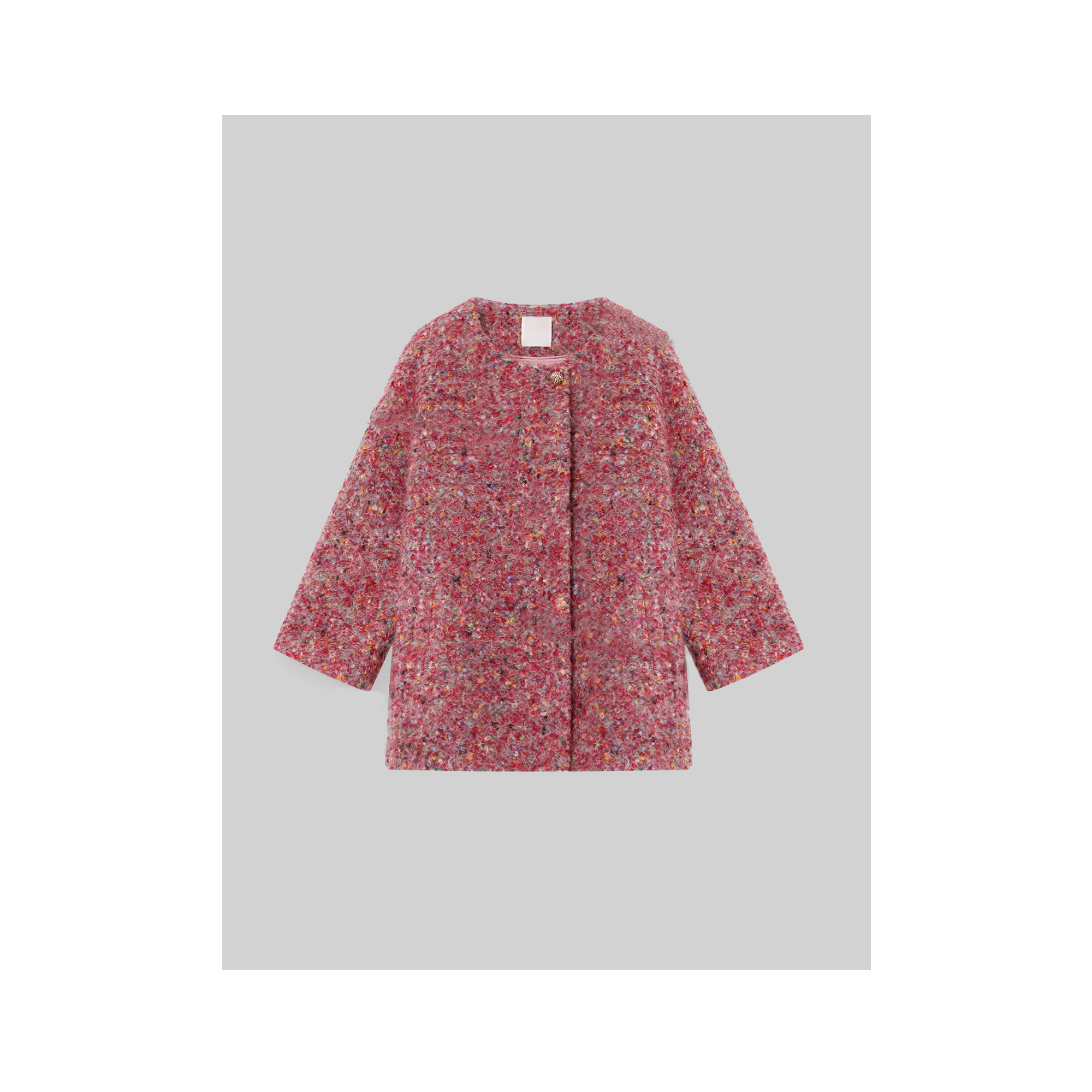 爵莱菲大码胖mm冬季小香风红色毛呢外套女中长款宽松呢子大衣,女装/女士精品,常规大码外套,淘宝优惠券,粉丝福利购,淘宝优惠卷