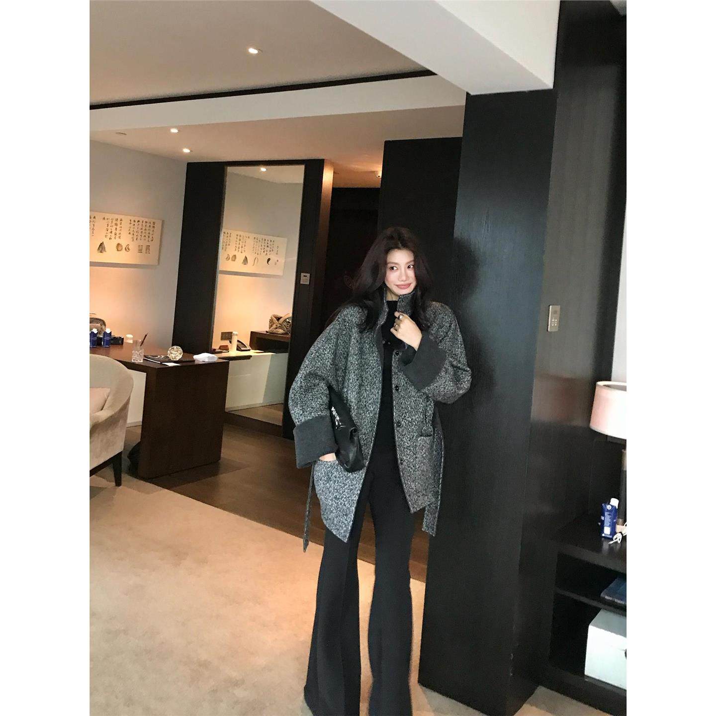 爵莱菲胖mm大码两面穿赫本风80羊毛大衣女秋冬宽松中长款毛呢外套,女装/女士精品,大码呢大衣,淘宝优惠券,粉丝福利购,淘宝优惠卷