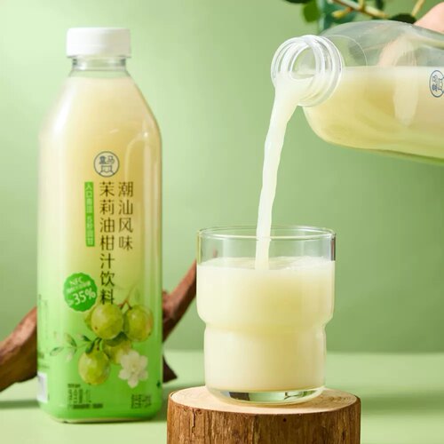 盒马 HPP潮汕风味茉莉油柑汁饮料1L冷藏短保28天新品包邮