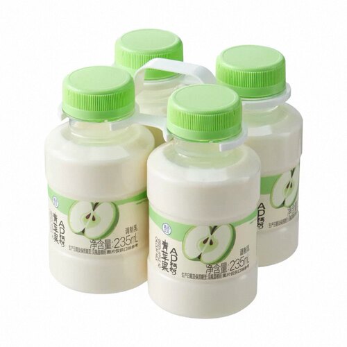 盒马 青苹果AD钙奶235ml*4瓶冷藏短保21天新品包邮