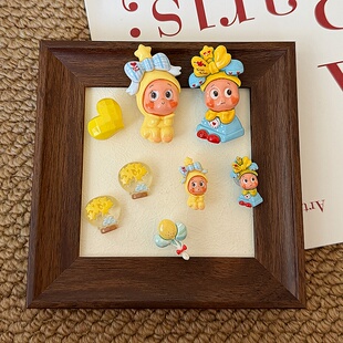 花可拆卸diy鞋 新款 网红洞洞鞋 配饰星星人卡通鞋 饰 扣装