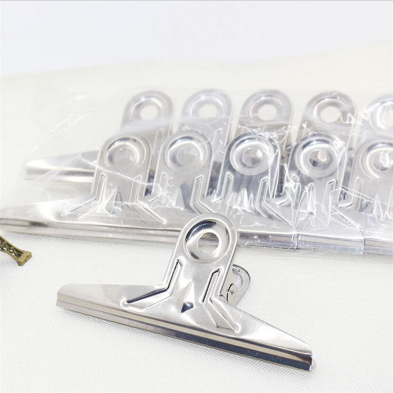 두꺼운 스테인레스 스틸 빌 홀더 금속 클립 빌 홀더 파일 클립 대형 스테인레스 스틸 빌 홀더 아트 클립