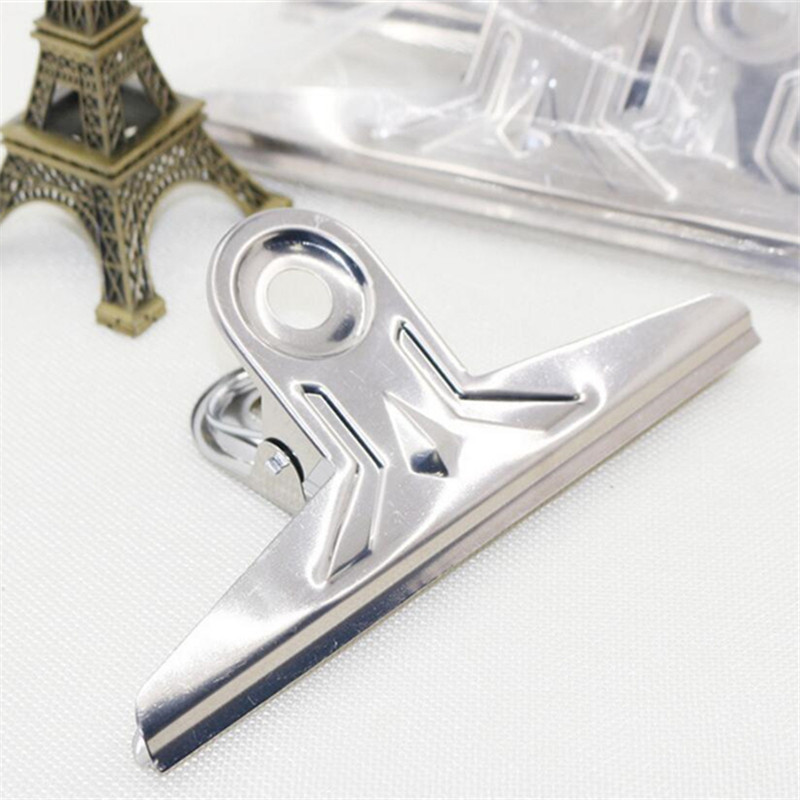 두꺼운 스테인레스 스틸 빌 홀더 금속 클립 빌 홀더 파일 클립 대형 스테인레스 스틸 빌 홀더 아트 클립