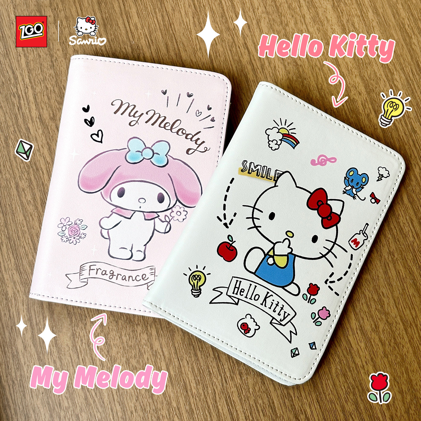 HelloKitty卡包证件收纳包护照驾驶证保护套女款学生可爱2026新款