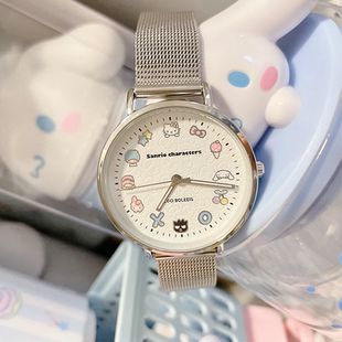 helloKitty三丽鸥联名手表玉桂狗女款 学生初高中生女孩女生凯蒂猫