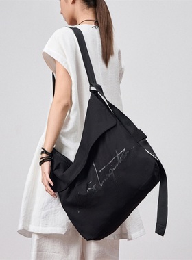 odbo/欧迪比欧大容量时尚百搭单肩斜挎包上班族通勤帆布包托特包