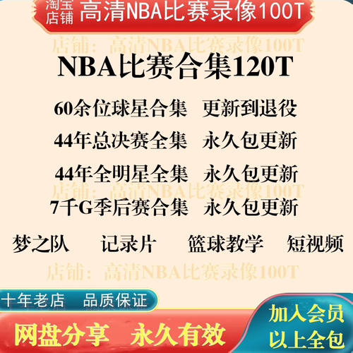 乔丹科比库里录像NBA篮球视频