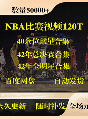 NBA比赛录像视频乔科比丹库里詹姆斯常规赛全明星总决赛高清素材