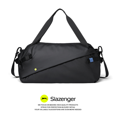Slazenger大容量旅行包手提包短途旅行单肩斜挎包男士运动健身包