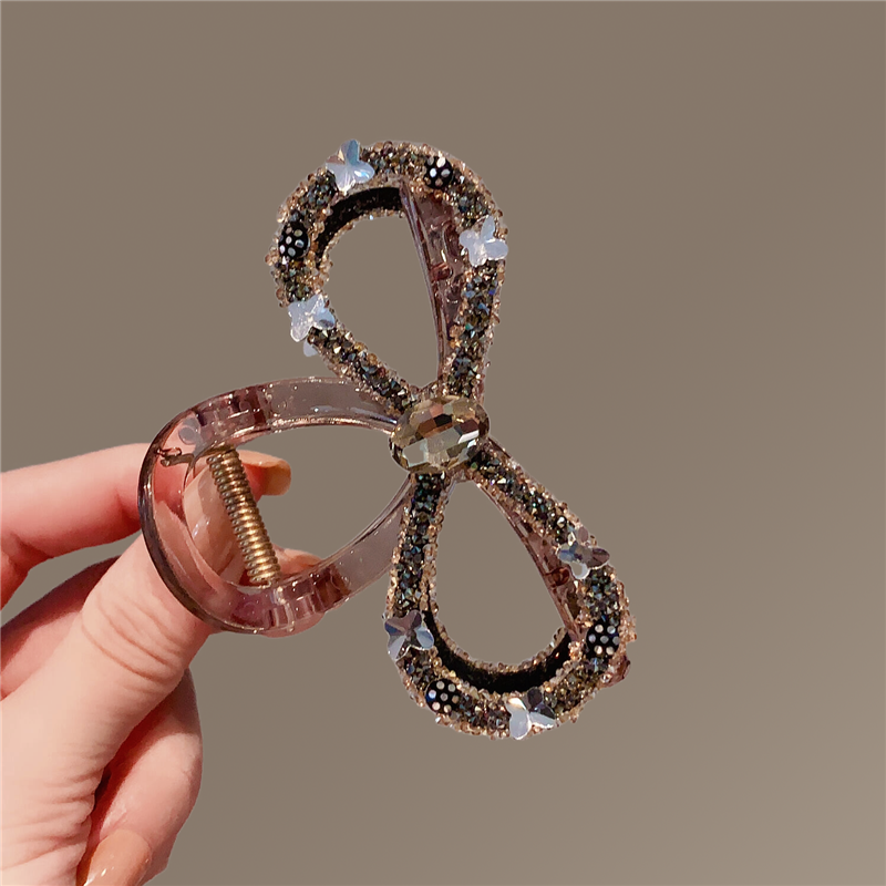 抓夹亚克力水晶韩式甜美气质发饰