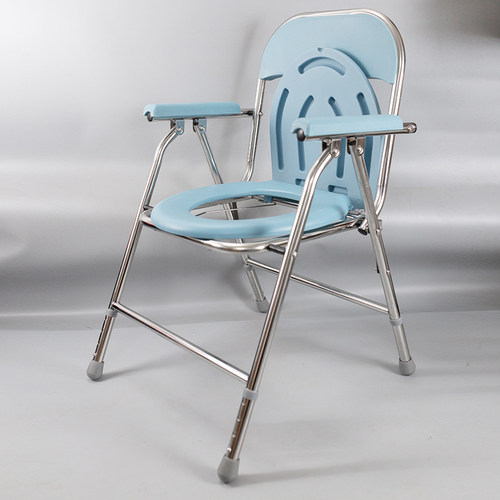 老人孕妇通用坐便椅不锈钢加厚