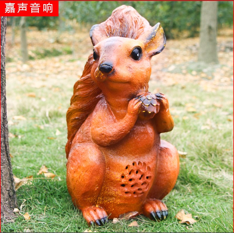 户外草坪音响仿真动物松鼠音箱公吸顶/壁挂/吊装音频