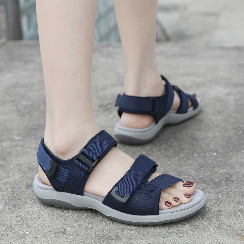 上班防滑平底运动跑步凉鞋外穿