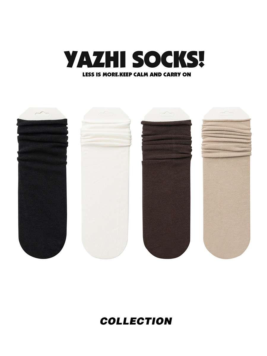 吸湿排汗女中筒袜棉袜日系薄款