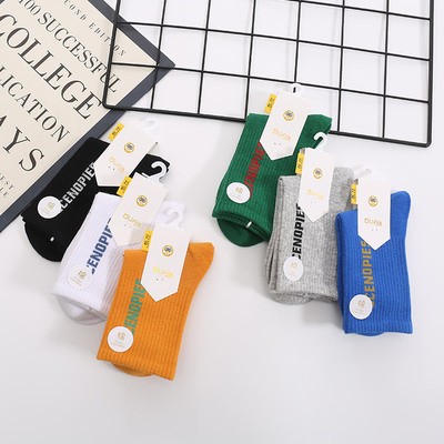 夏季薄款12儿童中筒袜纯棉男孩