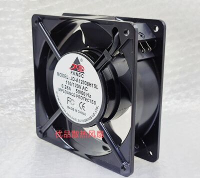 全新 JD-A 12038H1SL  AC110V全新原装FANEC机柜散热风扇12038