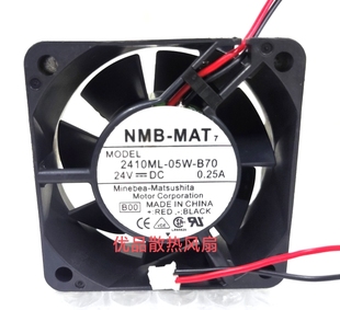 B79 24V 0.25A 2410ML NMB B70 原装 6cm轴流散热风扇 05W