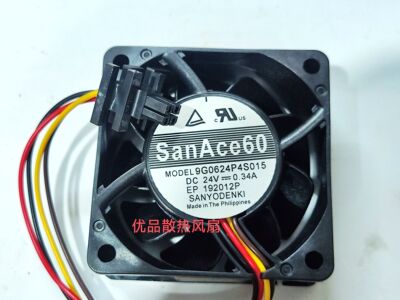 9G0624P4S015 全新SANYO三洋 6025 24V 0.34A 6CM 变频器散热风扇
