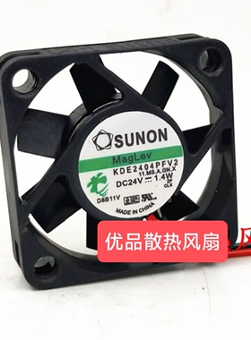 KDE2404PFV2 4010 24V 1.4W  全新SUNON  4cm静音变频器风扇