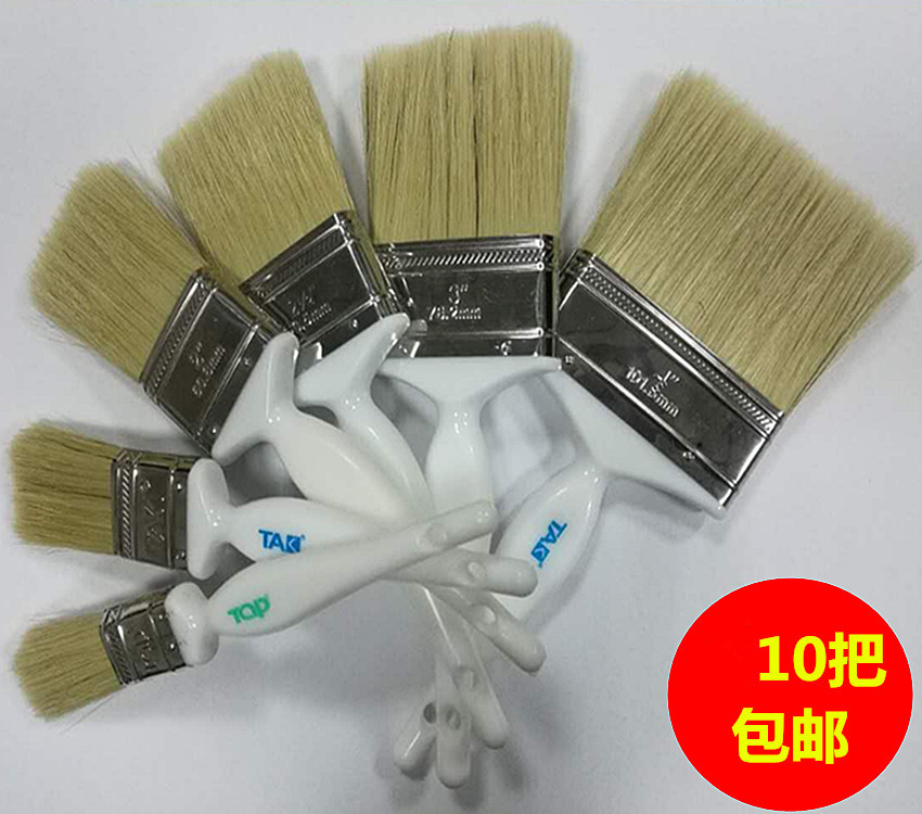 不易掉毛扫灰3寸油漆刷