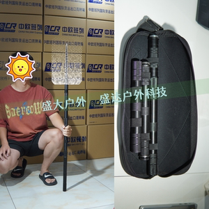 户外战术护膝防刺矛头野外露营防身护具水管刀双锋一体冷钢长矛