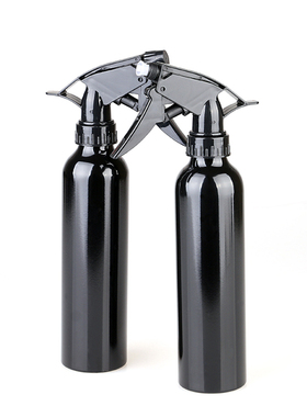 黑色铝喷瓶绿藻瓶喷壶 250ml绿皂瓶 纹身美容辅助器材工具