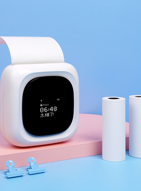 小猿T3学习打印机热敏纸77mmX30mm打印纸不含双酚A定制十年不干胶