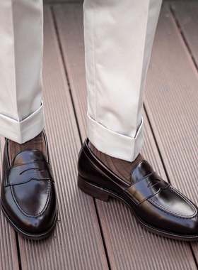 壹植2025款Loafer乐福鞋男英伦风手工真皮春夏英伦休闲一脚蹬男鞋