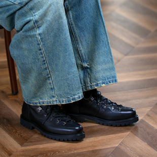 ZEYIMAKE壹植鞋履美式复古真皮增高户外工装休闲鞋登山鞋阿美咔叽