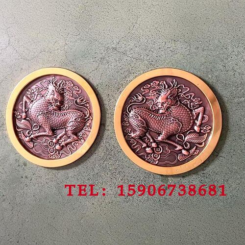 黄铜大门配件拉丝抗氧化处理紫铜