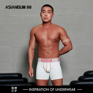 腿男士 网眼囊袋透气运动健身弹力宽腰带加长裤 内裤 速干运动裤