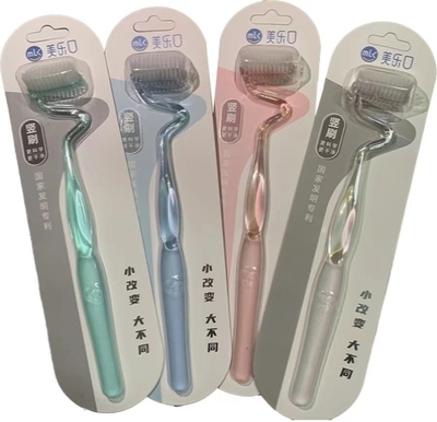 美乐口s型牙刷独立装成人竖刷赠1